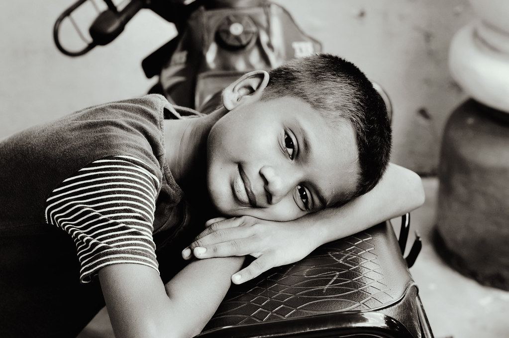 Anak beristirahat